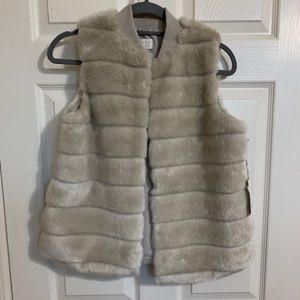 Tan Fur Vest. A New Day Brand